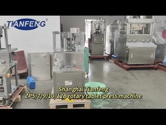 espesor de la tableta 2-6 mm máquina de presiones de pastillas 12600pcs capacidad máxima de llenado profundidad 15 mm