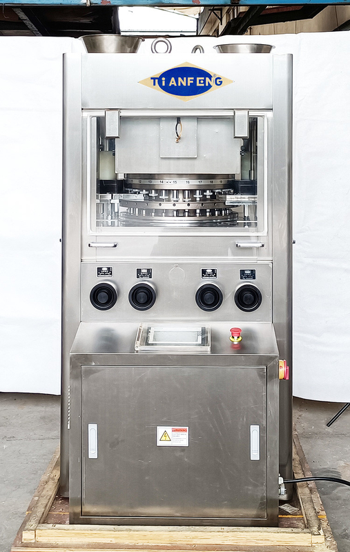 Tipo rotatorio 5.5KW de la máquina farmacéutica automática de la compresión de la tableta de la píldora