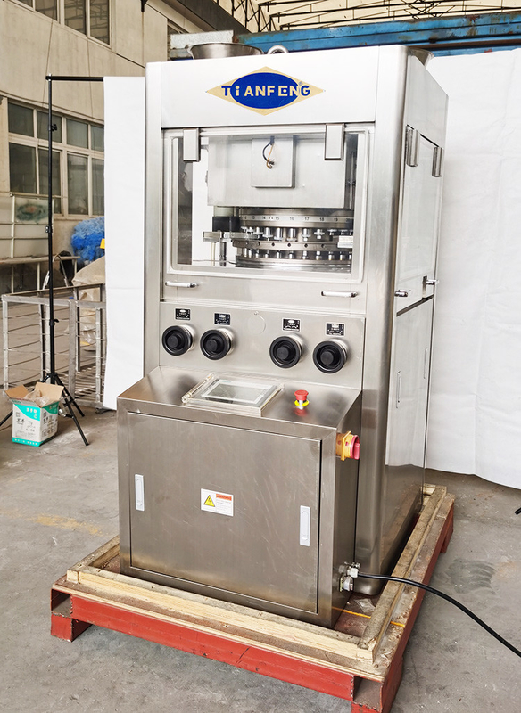 Tipo rotatorio 5.5KW de la máquina farmacéutica automática de la compresión de la tableta de la píldora