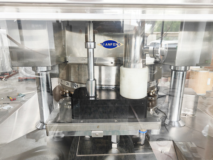 ZPW31 Máquina de prensado de tabletas de píldora de tipo rotativo de doble capa 60000 piezas/hora con 2 alimentadores forzados