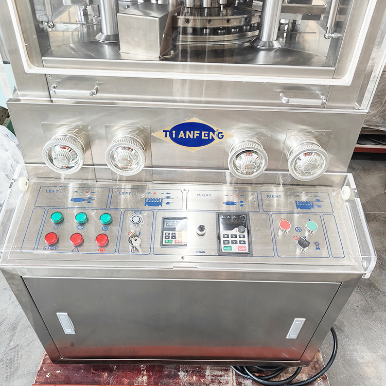 ZPW31 Máquina de prensado de tabletas de píldora de tipo rotativo de doble capa 60000 piezas/hora con 2 alimentadores forzados