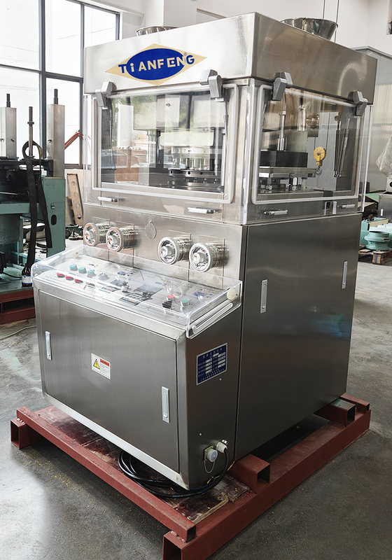 ZPW31 Máquina de prensado de tabletas de píldora de tipo rotativo de doble capa 60000 piezas/hora con 2 alimentadores forzados