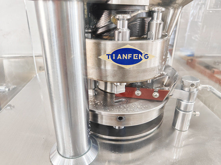 220V/380V fuente de alimentación máquina de prensa de pastillas con presión máxima de 60KN y profundidad de llenado máxima de 15mm