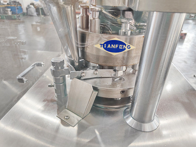 220V/380V fuente de alimentación máquina de prensa de pastillas con presión máxima de 60KN y profundidad de llenado máxima de 15mm