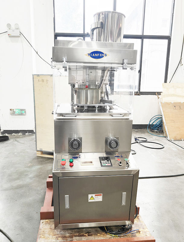 2.2KW Potencia rotativa Tablet Press Machine para una producción rápida y precisa ZPW17D con alimentador forzado