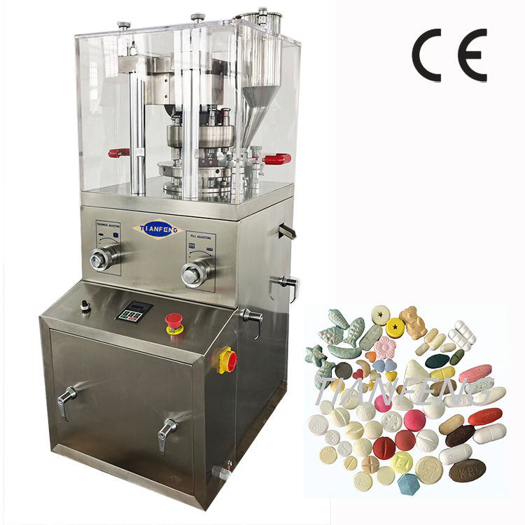 Prensa de comprimidos farmacéuticos de 2.2KW con certificación CE/ISO y dispositivos de transmisión dispuestos para piezas limpias dentro de la máquina