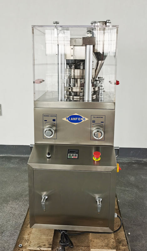 Prensa de comprimidos farmacéuticos de 2.2KW con certificación CE/ISO y dispositivos de transmisión dispuestos para piezas limpias dentro de la máquina