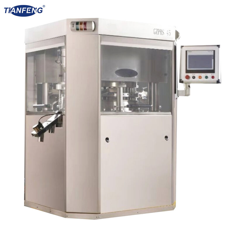 Máquina rotativa de compresión de tabletas capaz de comprimir tabletas a alta velocidad GZPS45 para aplicaciones farmacéuticas y químicas