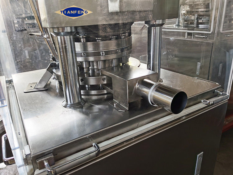 Máquina de fabricación de pastillas de alta velocidad automática rotativa con molde de punción de forma irregular