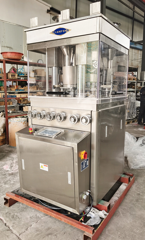 Máquina rotatoria industrial de alta velocidad de la prensa de compresión para el polvo de la tableta 7,5 kilovatios