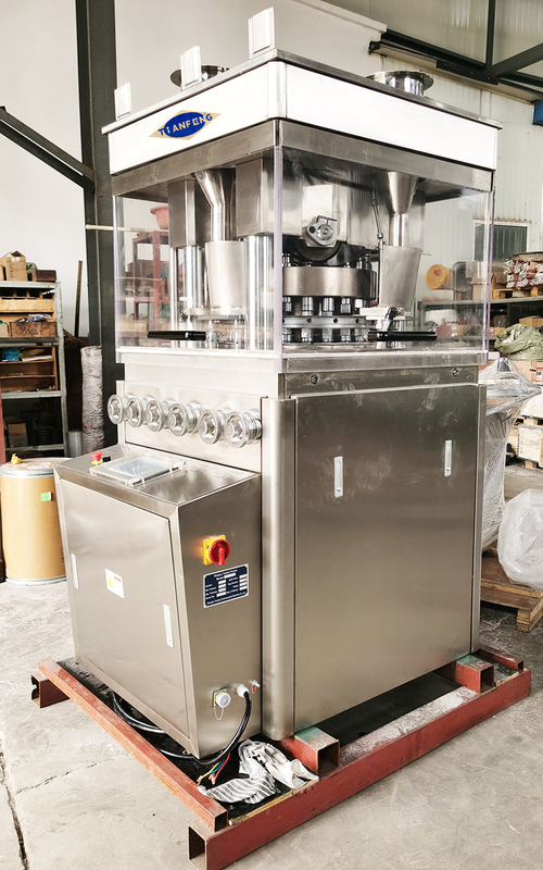 Máquina eléctrica de la compresión de la tableta con el alimentador ZPW23 de la fuerza para tres píldoras de la capa