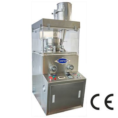 Máquina de fabricación de comprimidos de prensa de píldoras farmacéuticas químicas rotativas ZPW15D