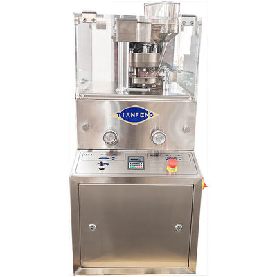 Industria farmacéutica Máquina rotativa para presionar tabletas con profundidad máxima de llenado de hasta 15 mm