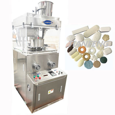 2.2KW Potencia rotativa Tablet Press Machine para una producción rápida y precisa ZPW17D con alimentador forzado