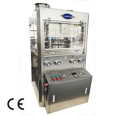 Máquina de moldear tabletas rotativas compactas ZP41F diseñada para la producción de tabletas en el sector farmacéutico
