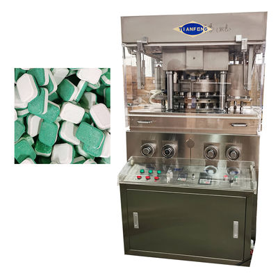 Máquina de limpieza efervescente de la prensa de la tableta de la píldora del polvo del cubo ZPW19 7.5KW 130KN de la sal